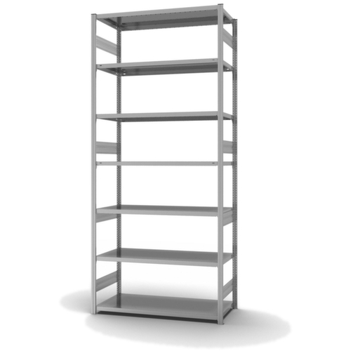 hofe Traversestelling in zware uitvoering, hoogte x breedte x diepte 3000 x 1360 x 635 mm, 7 legborden