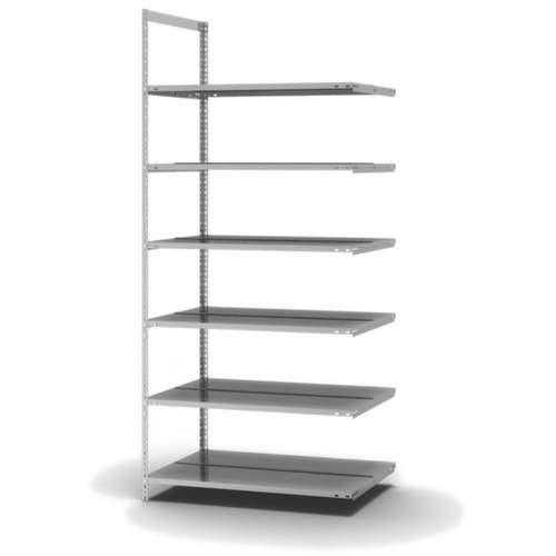 hofe Schroefbaar vijlenrek Bevestigingsveld voor gebruik aan beide zijden, 6 vloer, met corrosiebeschermende zinklaag