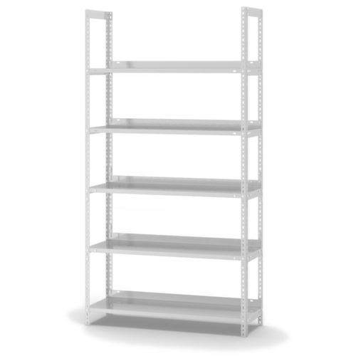 hofe Schroefstelling voor dossiers, 5 vloer, RAL7035 lichtgrijs