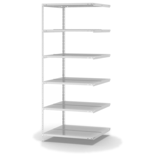 hofe Schroefbaar vijlenrek Bevestigingsveld voor gebruik aan beide zijden, 6 vloer, RAL7035 lichtgrijs