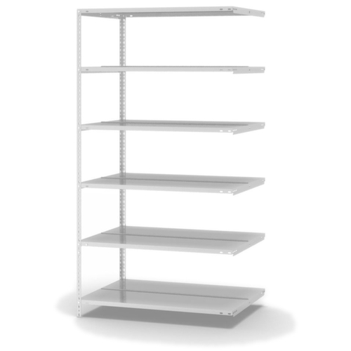 hofe Schroefbaar vijlenrek Bevestigingsveld voor gebruik aan beide zijden, 6 vloer, RAL7035 lichtgrijs