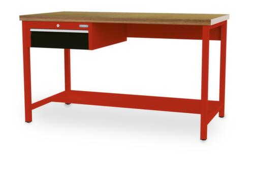 Bedrunka + Hirth Werkbank, 1 lade, 1/2 legbord