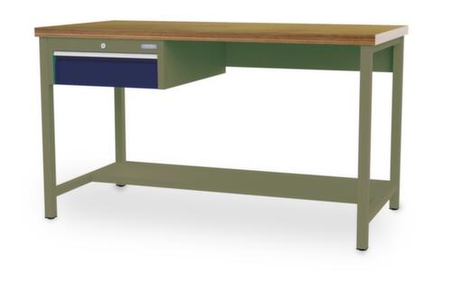 Bedrunka + Hirth Werkbank, 1 lade, 1/2 legbord