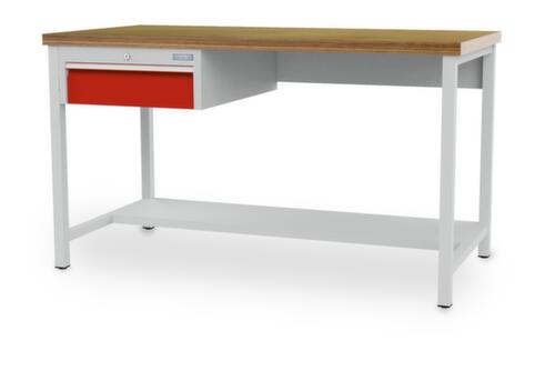 Bedrunka + Hirth Werkbank, 1 lade, 1/2 legbord
