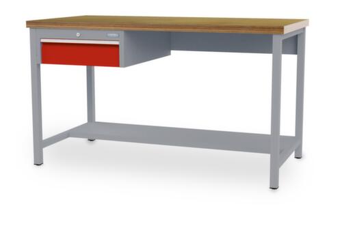 Bedrunka + Hirth Werkbank, 1 lade, 1/2 legbord