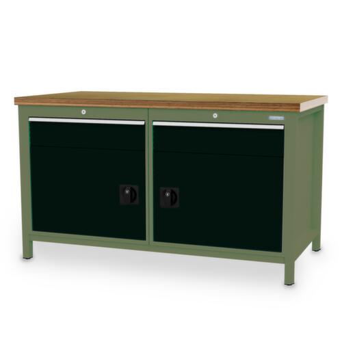 Bedrunka + Hirth Werkbank, 2 laden, 2 kasten