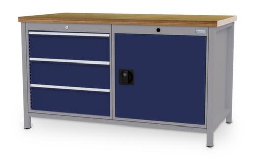 Bedrunka + Hirth Werkbank, 3 laden, 1 kast