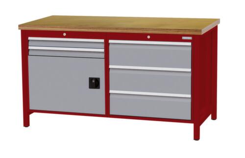 Bedrunka + Hirth Werkbank, 5 laden, 1 kast