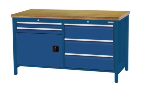 Bedrunka + Hirth Werkbank, 5 laden, 1 kast
