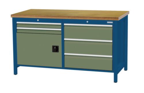 Bedrunka + Hirth Werkbank, 5 laden, 1 kast
