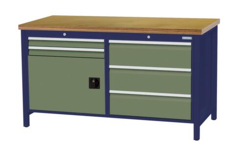 Bedrunka + Hirth Werkbank, 5 laden, 1 kast