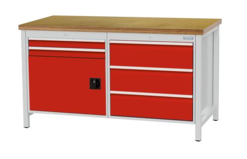 Bedrunka + Hirth Werkbank, 5 laden, 1 kast