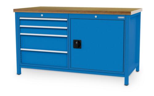 Bedrunka + Hirth Werkbank, 4 laden, 1 kast