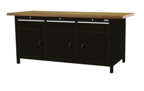 Bedrunka + Hirth Werkbank, 3 laden, 3 kasten