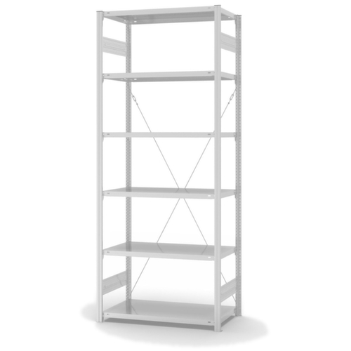hofe Antibacteriële stelling AntiBac®, hoogte x breedte x diepte 2500 x 1060 x 535 mm, 6 legborden