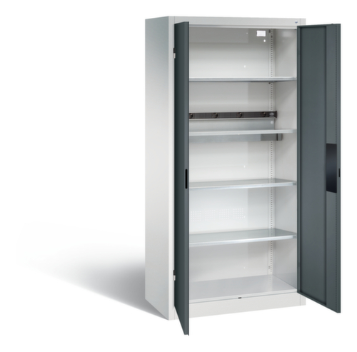 C+P Laadkast voor batterijen ERGO, RAL7035 lichtgrijs/RAL7016 antracietgrijs