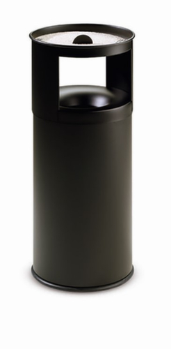 Combi-asbak FLORENZ, zwart