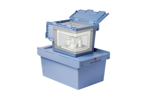 BITO Thermisch geïsoleerde herbruikbare container, inhoud 17 l, krokodildeksel