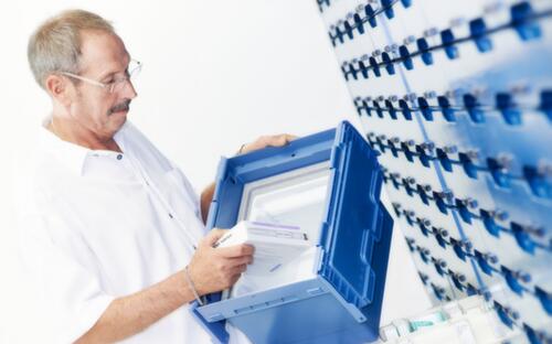 BITO Thermisch geïsoleerde herbruikbare container, inhoud 17 l, krokodildeksel