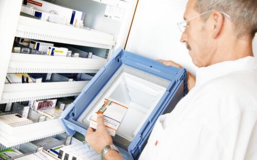 BITO Thermisch geïsoleerde herbruikbare container, inhoud 5 l, krokodildeksel