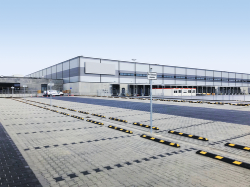 Moravia Parkeerplaatsbegrenzing Park-AID®, breedte 900 mm, zwart/geel