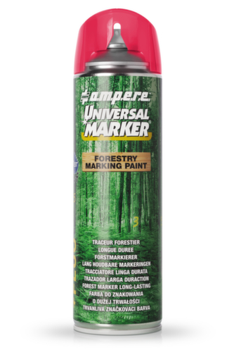a.m.p.e.r.e. markeerverf Universal Marker voor de bosbouw, pink fluor