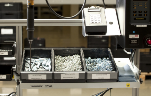 Treston ESD-stellingbak, zwart, diepte 400 mm