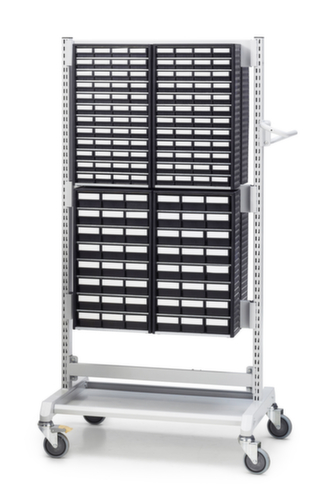 Treston ESD-magazijnwagen voor assortimentskasten