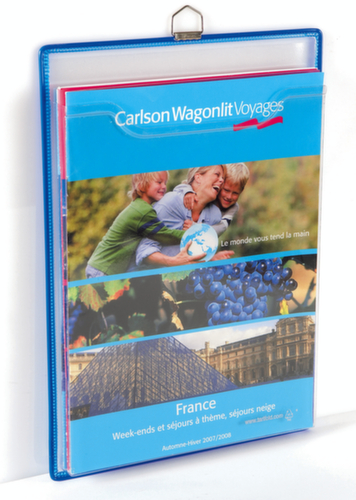 dJois Hangende folderhouder DIN A4, DIN A4, frame met metalen oog