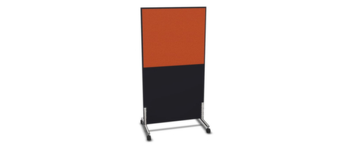 Nowy Styl Scheidingswand E10 van hout met stoffen bekleding, hoogte x breedte 1545 x 800 mm
