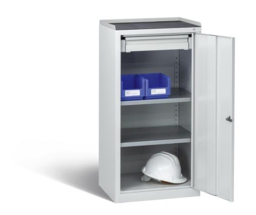 C+P Bijzetkast ERGO lichtgrijs met lade, breedte 500 mm