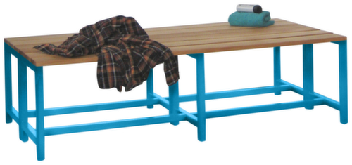 PAVOY Kleedkamerbank Basis met houten strips