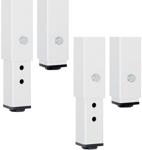 RAU In hoogte verstelbare werkbank Serie 8000, 6 lades, RAL7035 lichtgrijs/RAL5010 gentiaanblauw