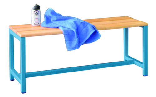 PAVOY Kleedkamerbank Basis met houten strips