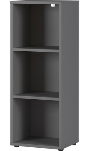 Kantoorstelling GW-AGENDA, breedte 450 mm, 3 OH, grafiet