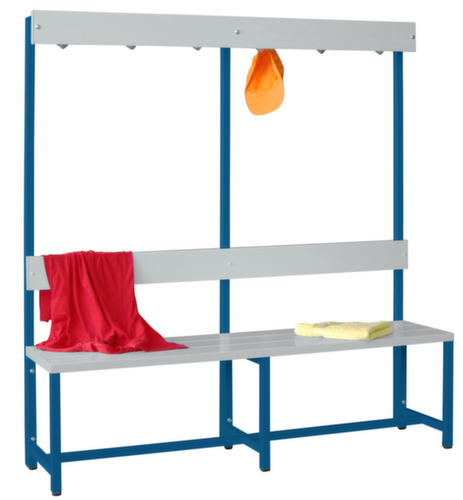 PAVOY Kleedkamerbank Basis met haken en kunststof strips