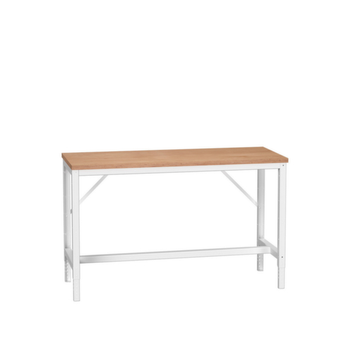 bott In hoogte verstelbare werkbank verso, RAL7035 lichtgrijs