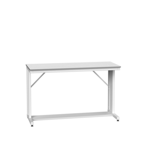 bott vrijdragende montagewerkbank verso, RAL7035 lichtgrijs