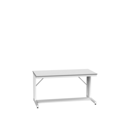 bott vrijdragende montagewerkbank verso, RAL7035 lichtgrijs