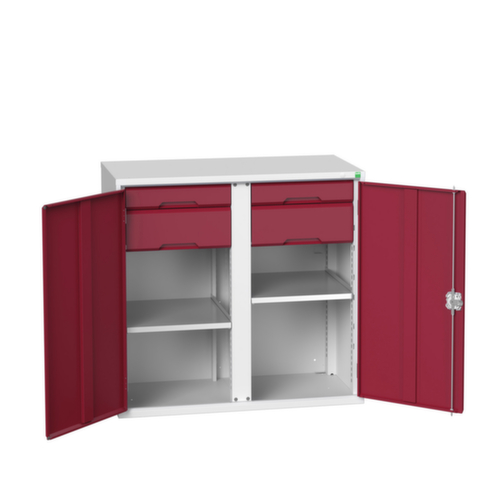 bott Universele kast verso met legborden en laden, breedte 1050 mm