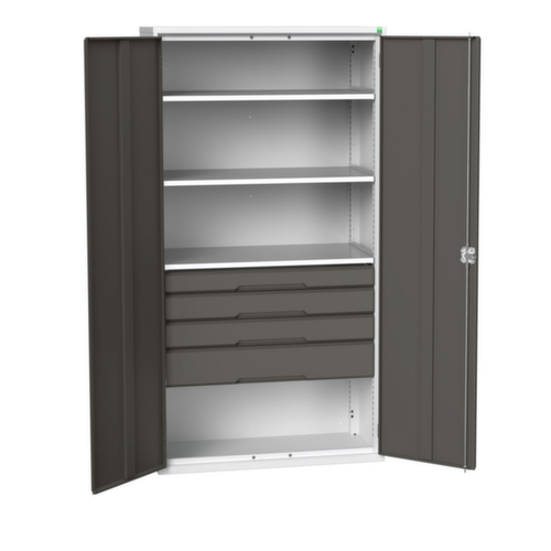 bott Universele kast verso met legborden en laden, breedte 1050 mm