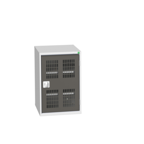 bott kast met openslaande deuren verso en ventilatiesleuven, breedte 525 mm