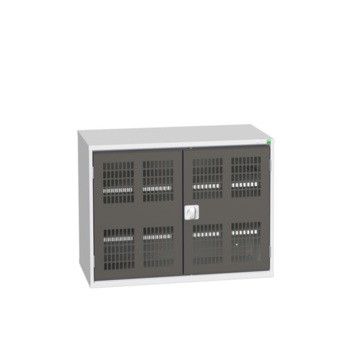 bott kast met openslaande deuren verso en ventilatiesleuven, breedte 1050 mm