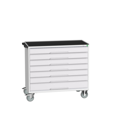 bott Gereedschapswagen verso, 7 laden, RAL7035 lichtgrijs/RAL7035 lichtgrijs