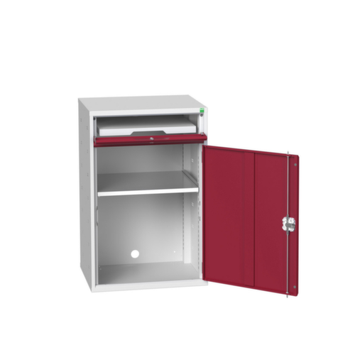bott Computerkast verso, RAL7035 lichtgrijs/RAL3004 purperrood