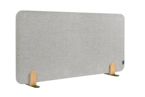 Legamaster Geluiddempende tafelscheidingswand ELEMENTS, hoogte x breedte 600 x 1200 mm, wand grijs