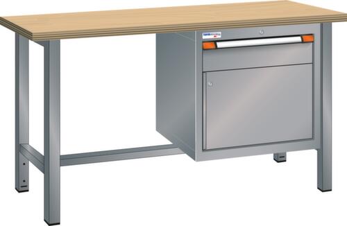 Thurmetall Werkbank, 1 lade, 1 kast, 1 legbord
