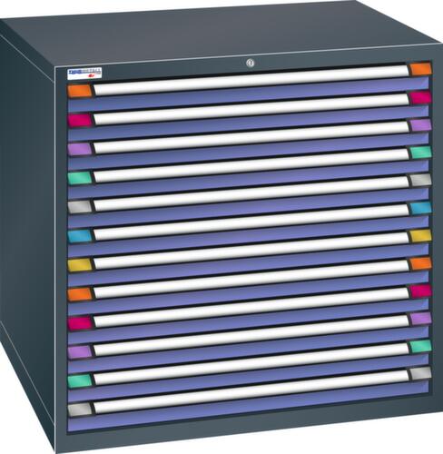 Thurmetall Ladekast met breedte van 1005 mm, 12 lade(n)