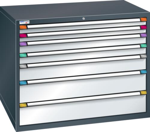 Thurmetall Ladekast met breedte van 1205 mm, 7 lade(n)