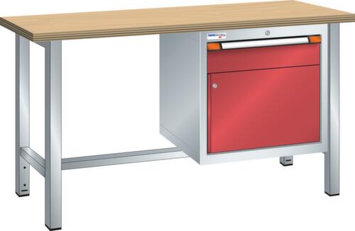 Thurmetall Werkbank, 1 lade, 1 kast, 1 legbord
